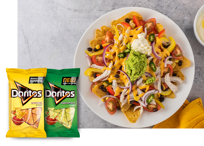 Doritos Mexican Nacho's Mix with beand and peppers 