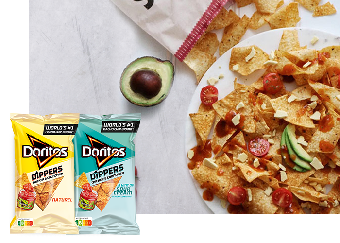 Doritos® Nachos with Avocado and Vegan Cheese